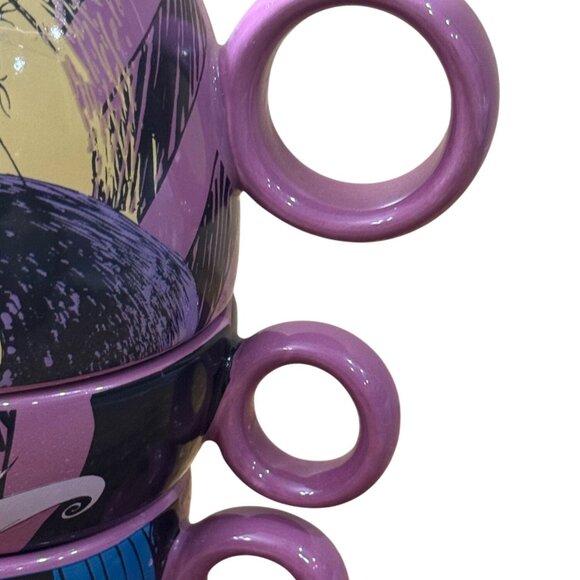 Nightmare Before Christmas Tea for Two Set – Jack & Sally Ceramic Teapot & Cups - Picture 4 of 13